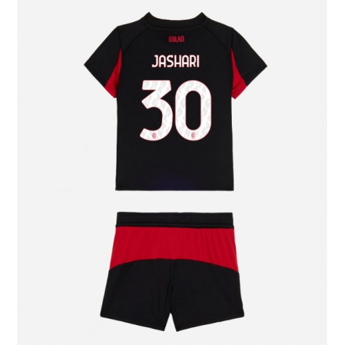 Maglie da calcio AC Milan Ardon Jashari #30 Prima Maglia Bambino 2025-26 Manica Corta (+ Pantaloni corti)